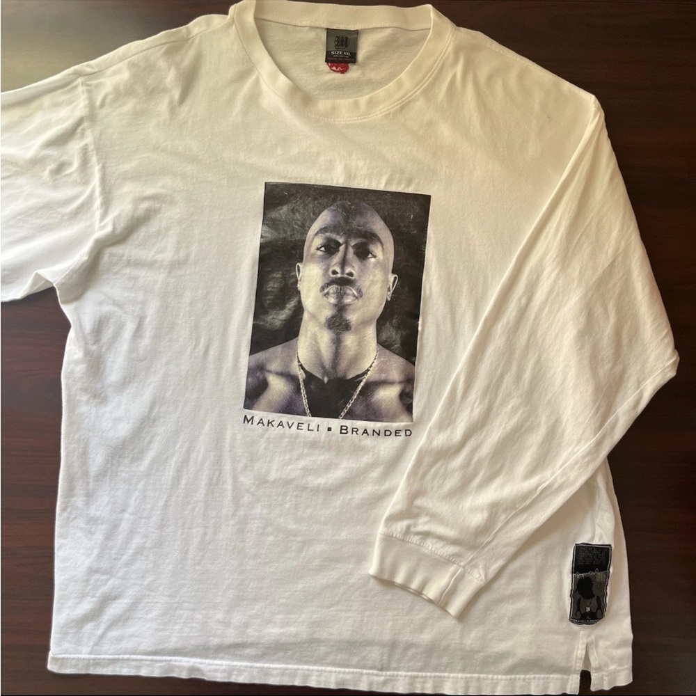 Vintage 2pac Rap Tee Makaveli T Shirt Hip Hop Size XXL